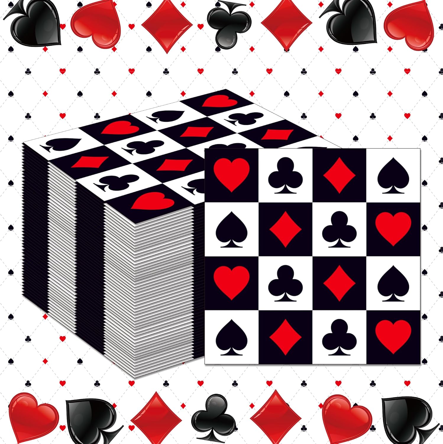 20/40/60/80 PCS Casino Theme P - Party Games No Supplies review and price