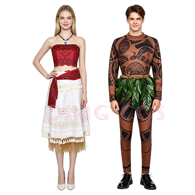 Moanaa Maui‌i Cosplay Costume  - Party Games Kit review and price