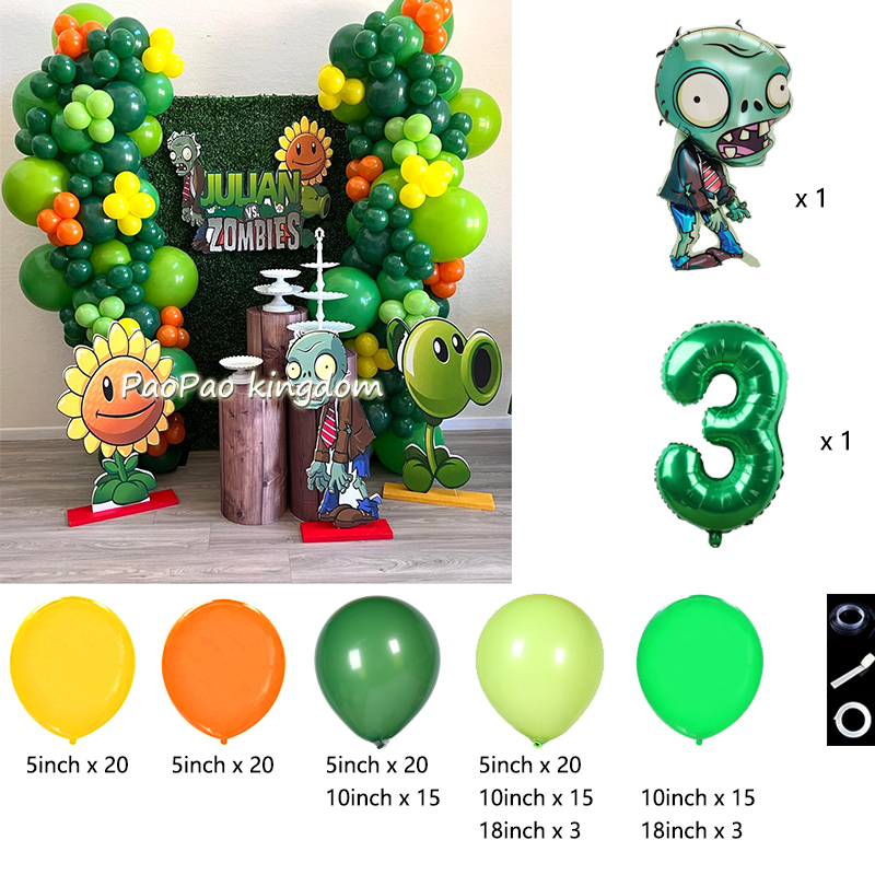 Plants Vs. Z-Zombies Balloons  - Party Games Easter For Kids review and price