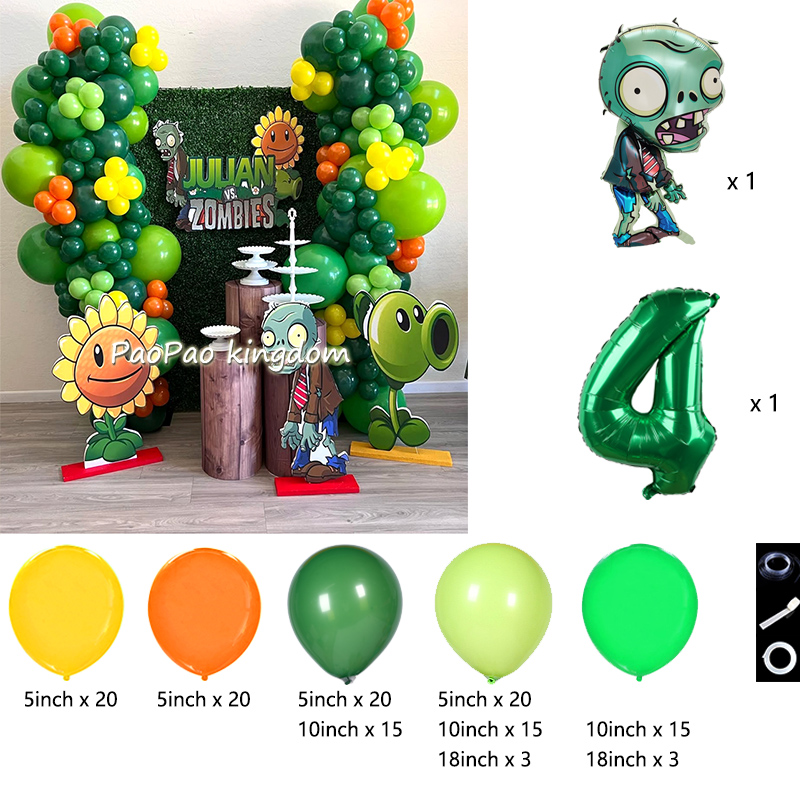 Plants Vs. Z-Zombies Balloons  - Party Games Easter For Kids review and price