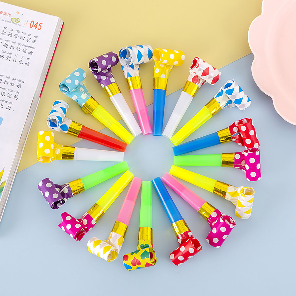 30PCS Colorful Whistles Toy Fu - Party Games Adult Birthday review and price