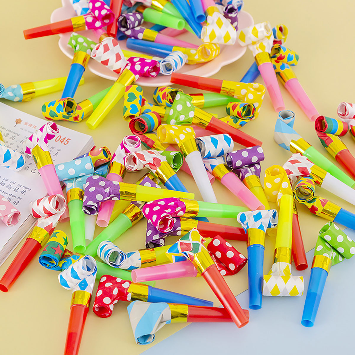 30PCS Colorful Whistles Toy Fu - Party Games Adult Birthday review and price