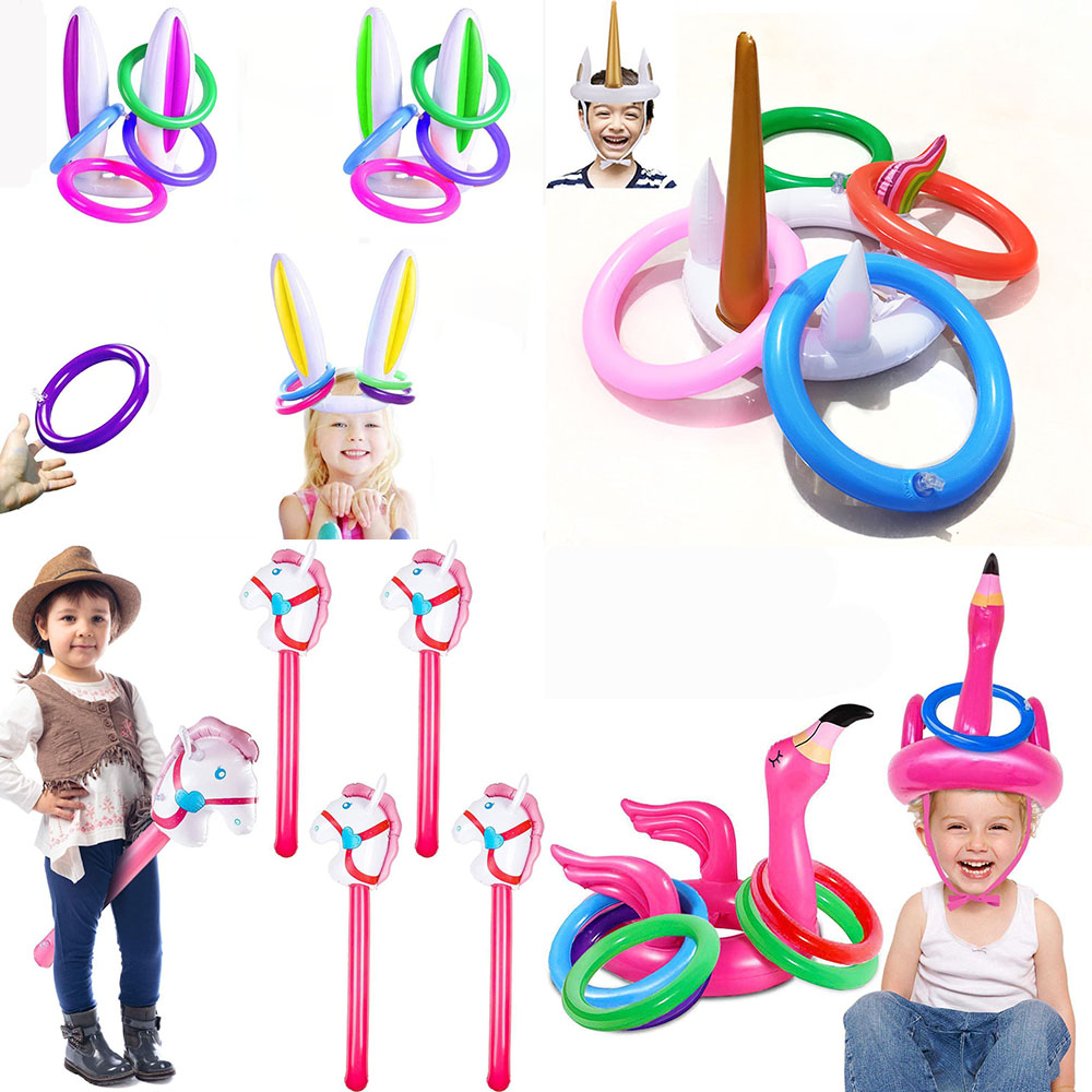 Inflatable Horsehead Stick Uni - Party Games Easter For Kids review and price