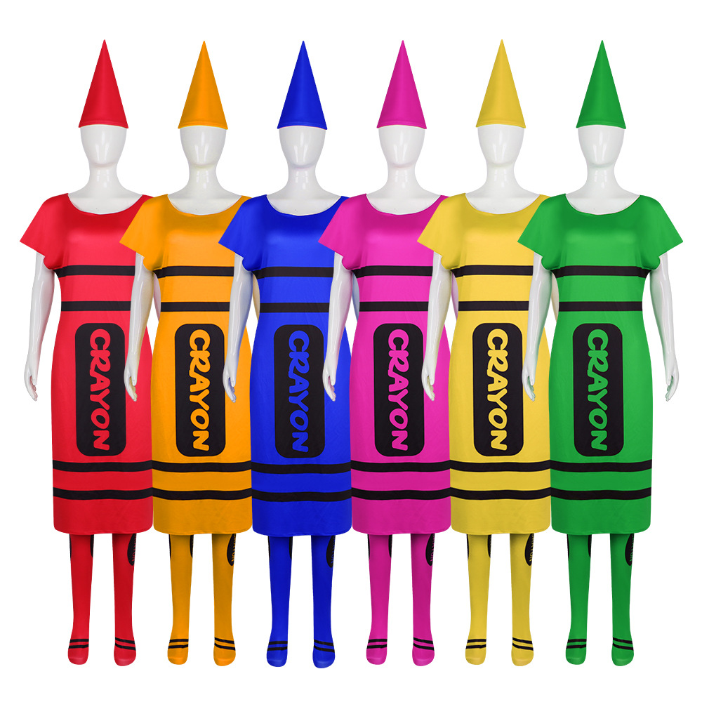 Halloween Women Crayon Cosplay - Party Games Adults Funny review and price