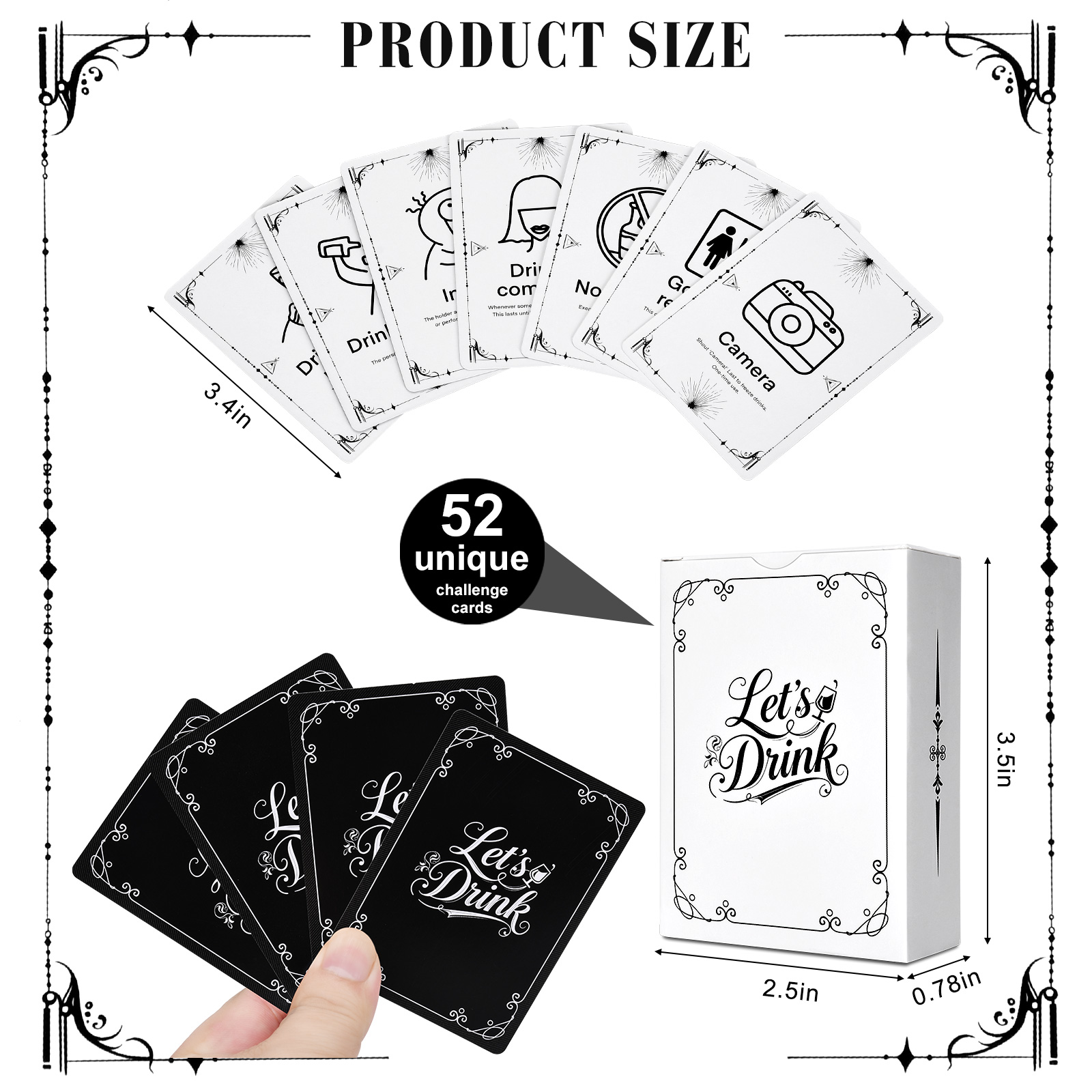Adult Drinking Game Cards – 52 - Party Games Adult Birthday review and price