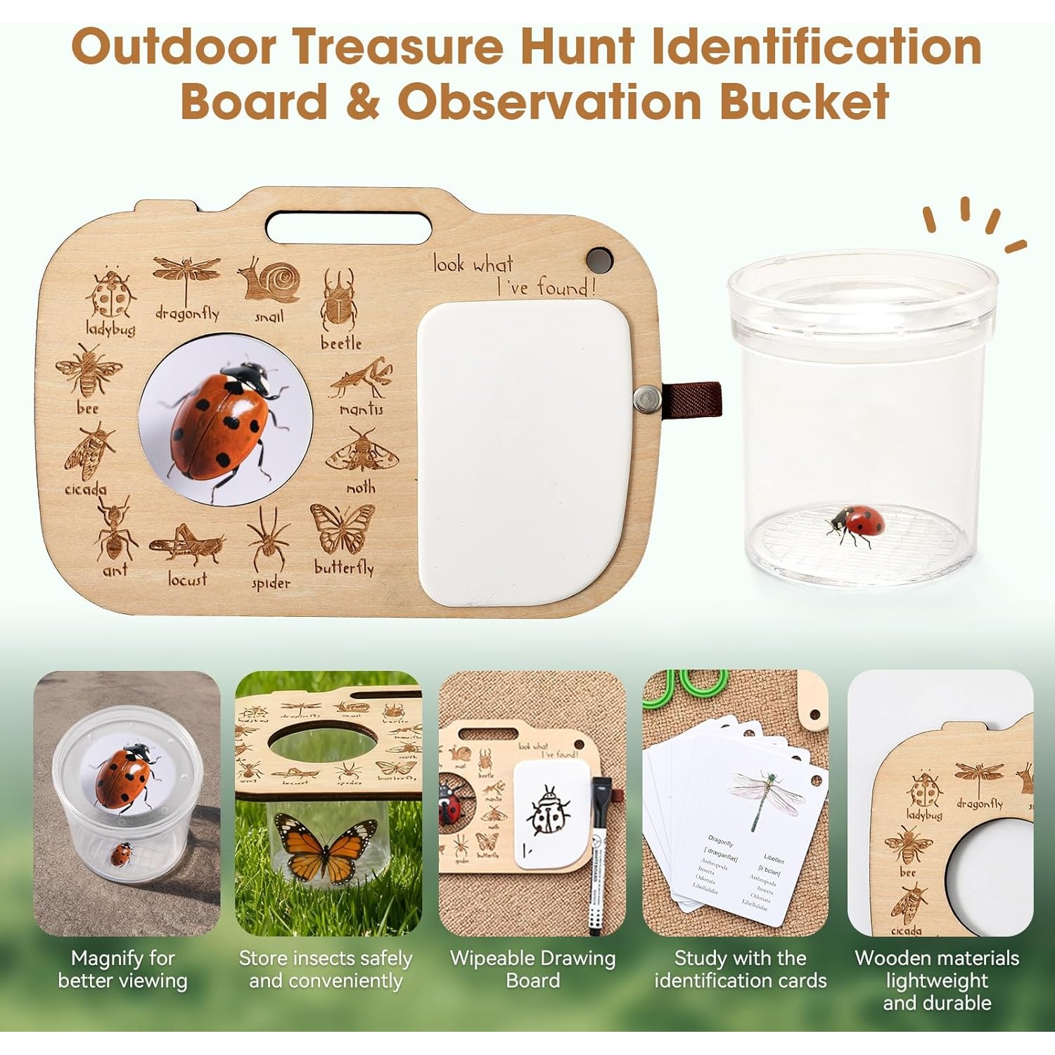 Bug Catcher Kit for Kids with  - Scavenger Hunt Card review and price
