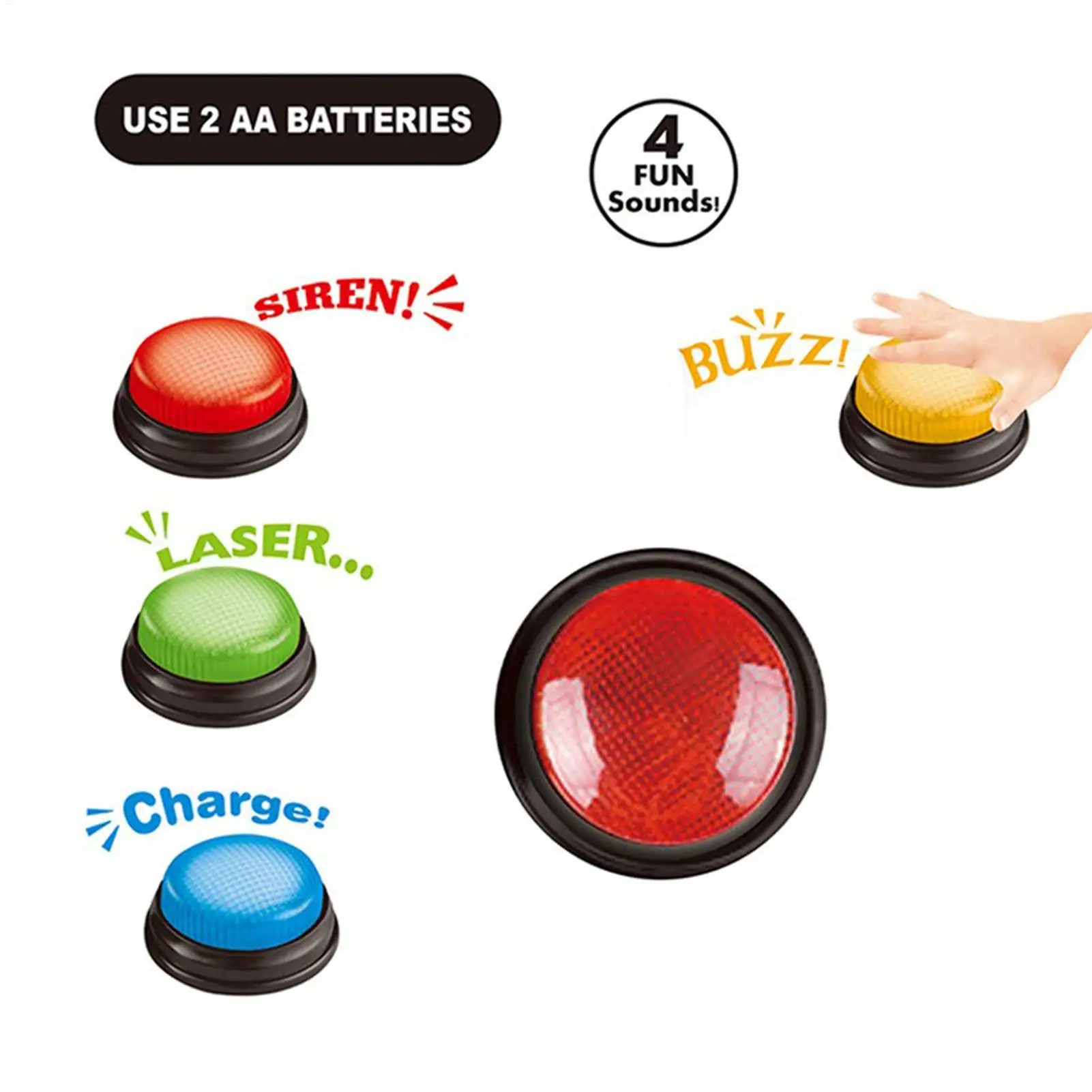 Game Buzzer 4-Piece Quick Answ - Party Games Easter For Kids review and price