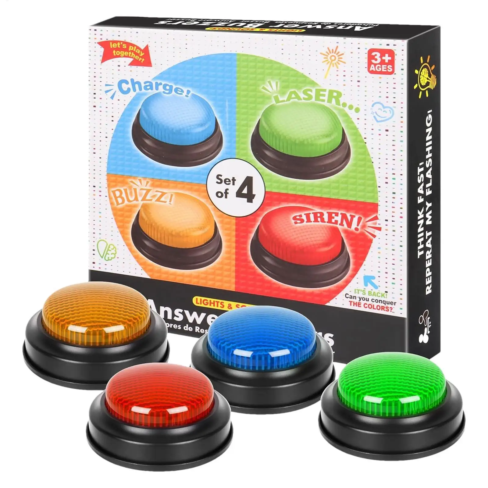 Game Buzzer 4-Piece Quick Answ - Party Games Easter For Kids review and price